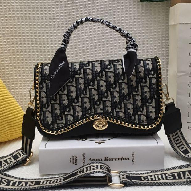 Dior women's canvas handbag shoulder bag