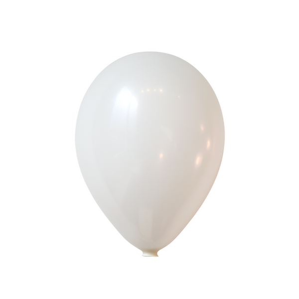 Ballons latex blanc perlé