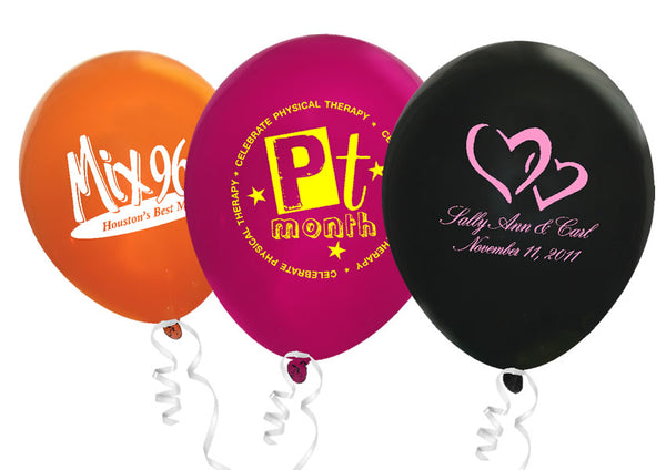 Safety plug for balloon with attached 48 inch white ribbon - Item #BLNPLUG  -  Custom Printed Promotional Products