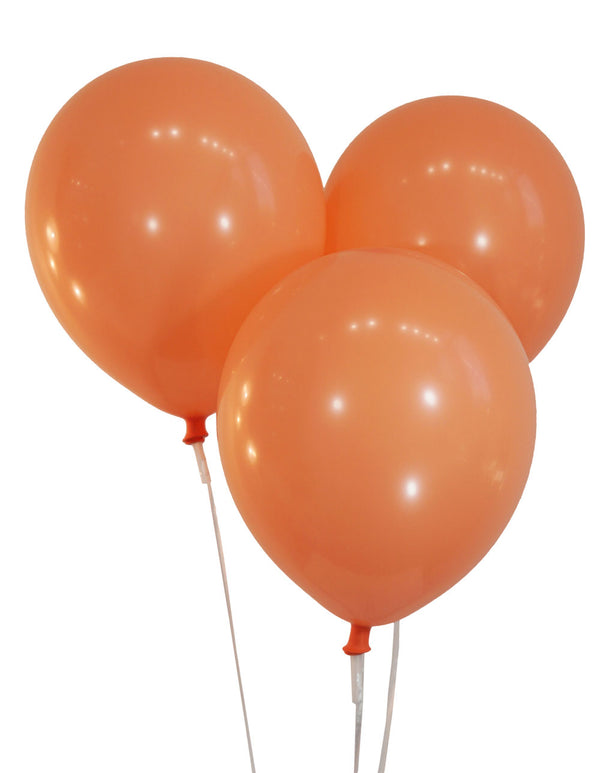 12 Latex Balloons, Decorator Sunburst Orange
