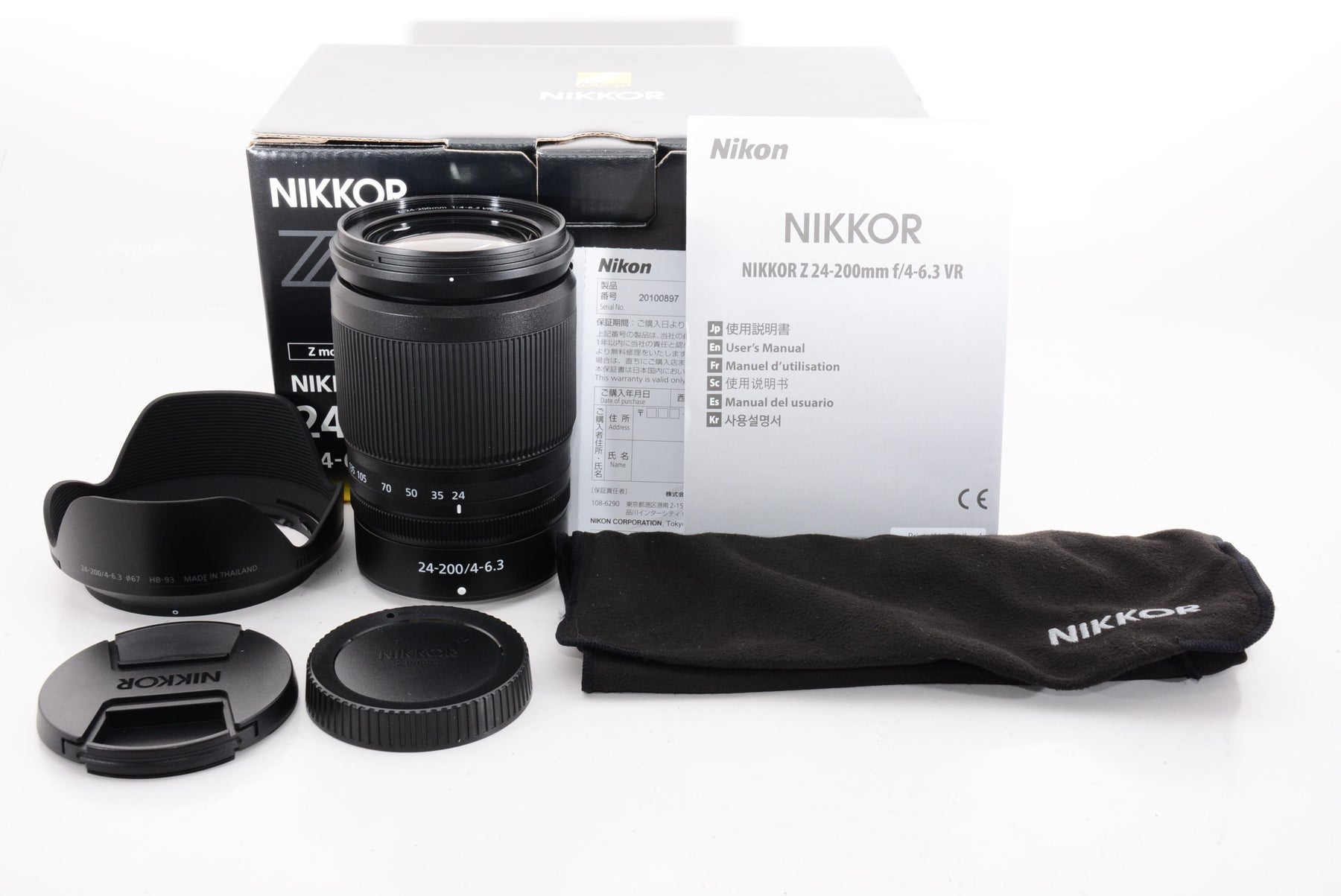 Nikon 高倍率ズームレンズ NIKKOR Z 24-200mm f/4-6.3 VR Zマウント