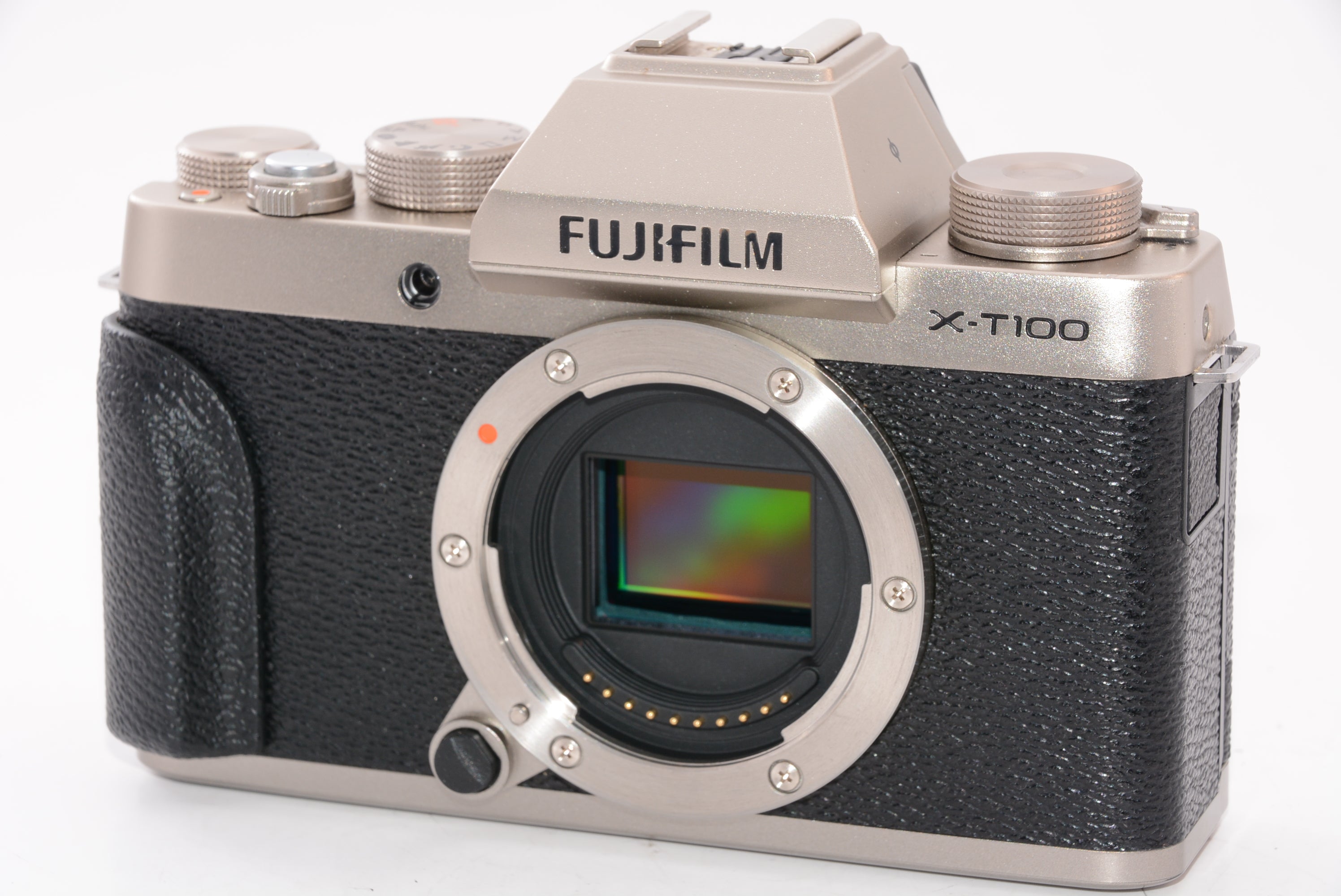 FUJIFILM ミラーレス一眼 X-T100シャンパンゴールド X-T100-G 厳選