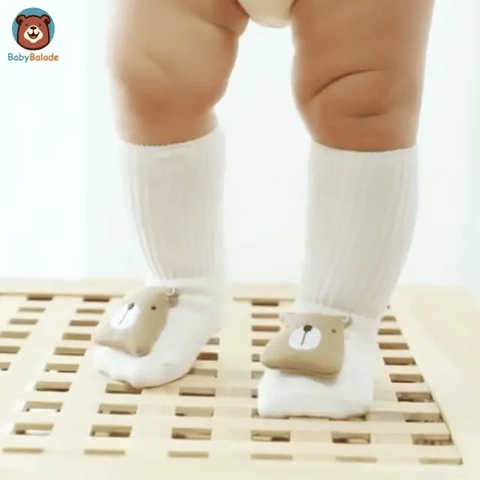 Chaussette Antidérapante Bébé -  pieds mignons