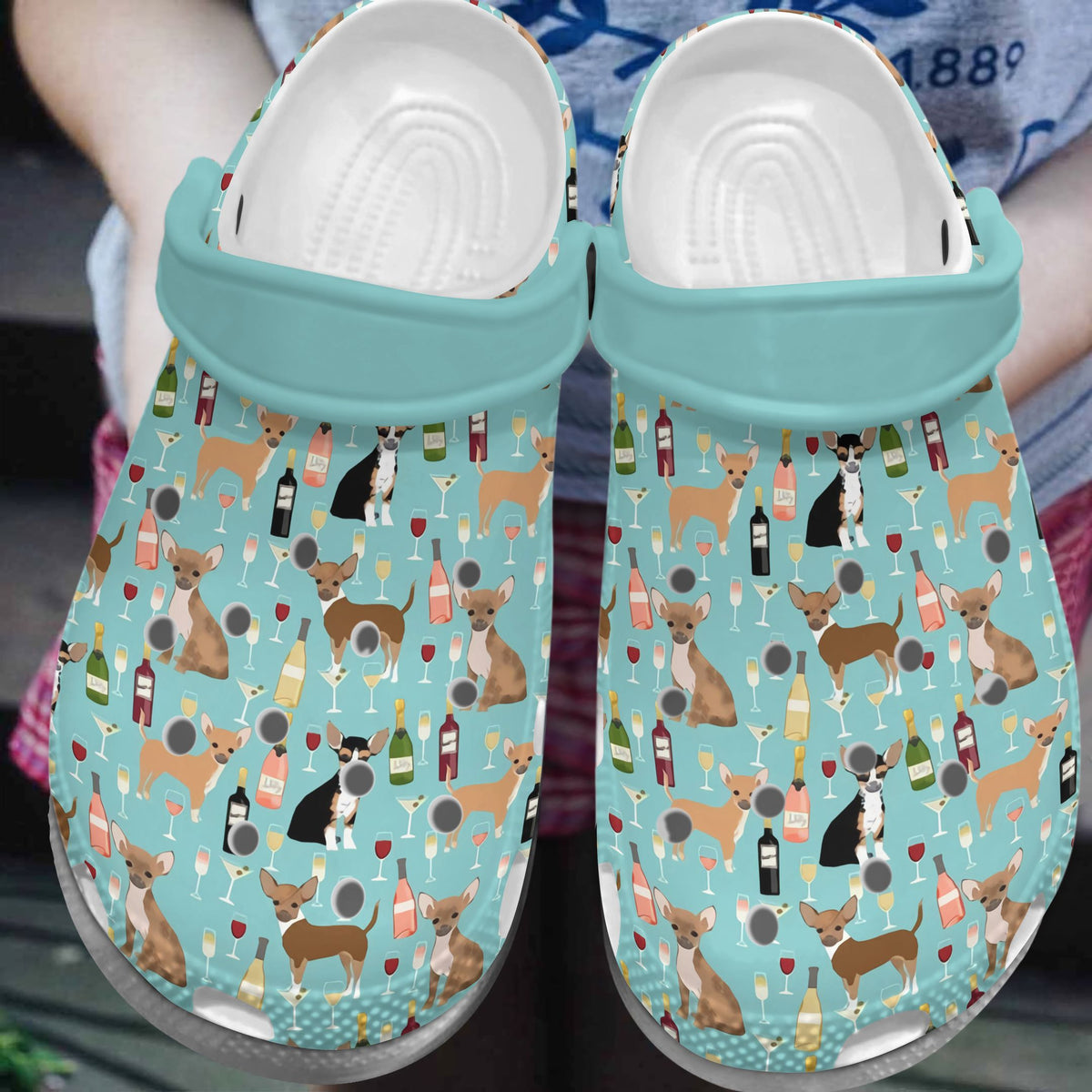 Chihuahua Clog Whitesole Cute Chihuahuas Crocs Crocband Clog EVG3377 ...