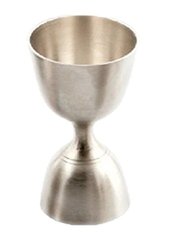 Homestia Measuring Cup Cocktail Jigger Stainless Steel Jigger for Liquid or  Dry Mini Espresso Shot Glass Up to 2.5oz, 5Tbsp, 75ml, Silver