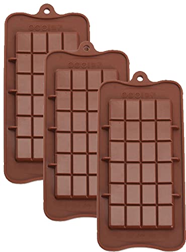 Fimary Silicone Chocolate Bar Sweet Molds Hot Chocolate Moulds Rectang —  CHIMIYA