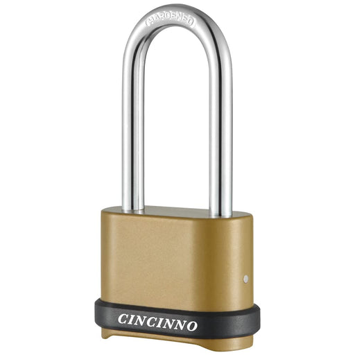 CINCINNO Solid Brass Locks with Keys, 1-916-inch Body Width Padlock Wi