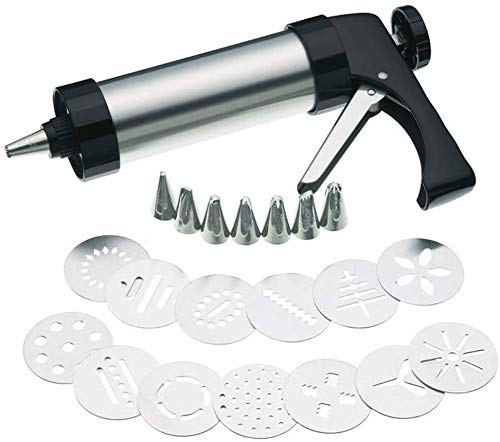 Cookie Press Gun Kit Manual Cookie Maker With 13 Cookie Mold - Temu