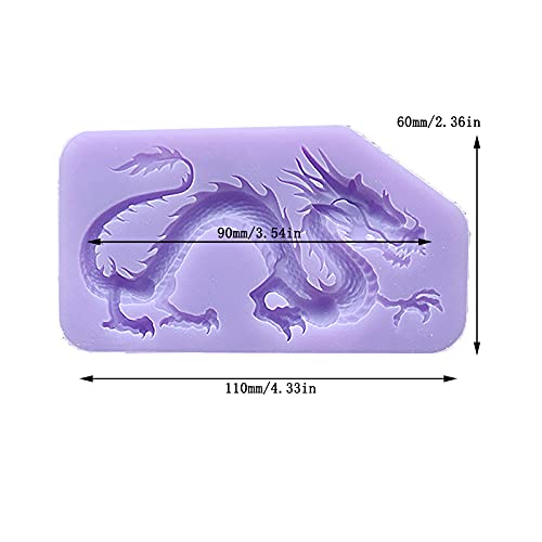Flying Dragon Silicone Fondant Cake Mold, 3D Flying Dragon Chocolate Mold  Kitchen Baking Mold Wedding Cake Decorating Moulds Gummy Sugarcraft Mold  Chocolate Candy Cupcake Mold 