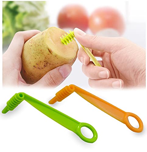 XWOZYDR Handheld Spiralizer Vegetable Fruit Slicer 4 In 1