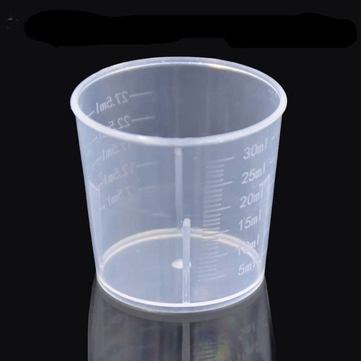 8 Pcs Epoxy Mixing Cups, 100ml/3.4oz Plastic Graduated Cup Clear