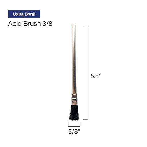 AES Industries 1/2 Acid Brushes - Made in USA (144pc)