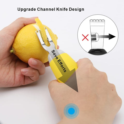 1pc, Lemon Peeler Grater, Orange Citrus Kitchen Peeler, Lemon Zester  Grater, Stainless Steel Lemon Grater Zester, Orange Citrus Peeler Tool With  Channel Knife For Cocktail, Kitchen Tools, Kitchen Stuff