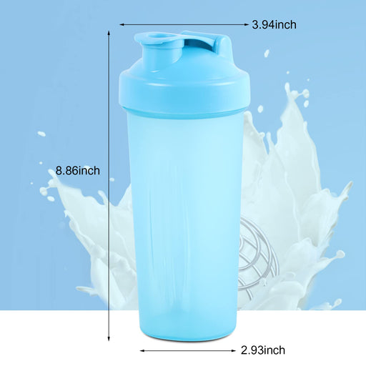 Diliqua Protein Shaker Bottle, BPA Free, 4-28oz & 4-20 oz, 8-Pack