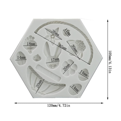 Playing Mold 2pcs 3D Mushroom Silicone Molds for DIY Cake Fondant Biscuit Cookies Soap Sugar Pudding Chocolate Hard Candies Dessert Candle Decor