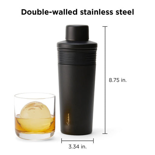 Lexenic 24oz Vacuum Insulated Cocktail Shaker - Perfect for Martini,  Margarita - Leak-Proof Design and Built-in Strainer for Effortlessly  Impressive