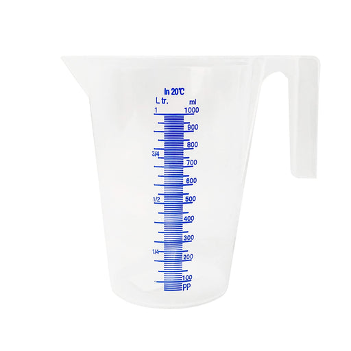 Appletofu 4 Cup Plastic Measuring Cup (1000ml) with Handle and Spout - Set  of 3