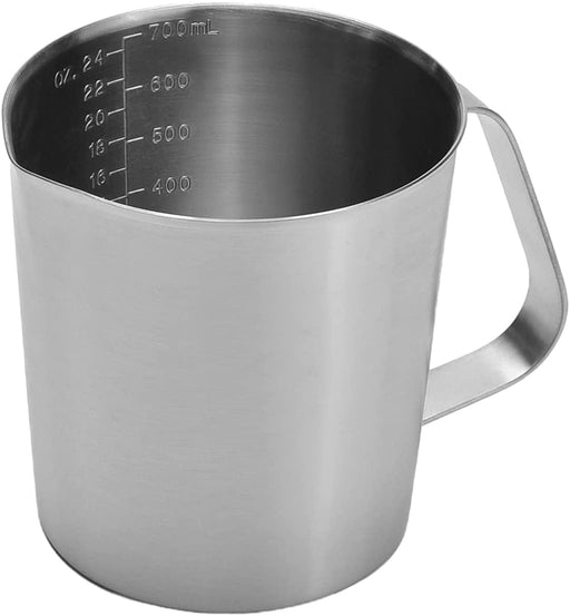 2lbDepot 1/2 Cup Measuring Cup Stainless Steel Metal, Accurate, Engraved  Markings US 