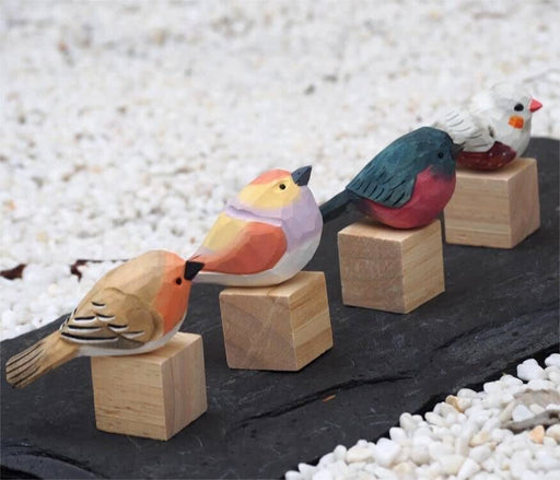 TOYMANY 8PCS Realistic Bird Animals Figurines, 2-4 Plastic Tropical Bird  Figures Toy Set Includes Toucan,Ostrich,Owl,Flamingo, Educational Toy Cake