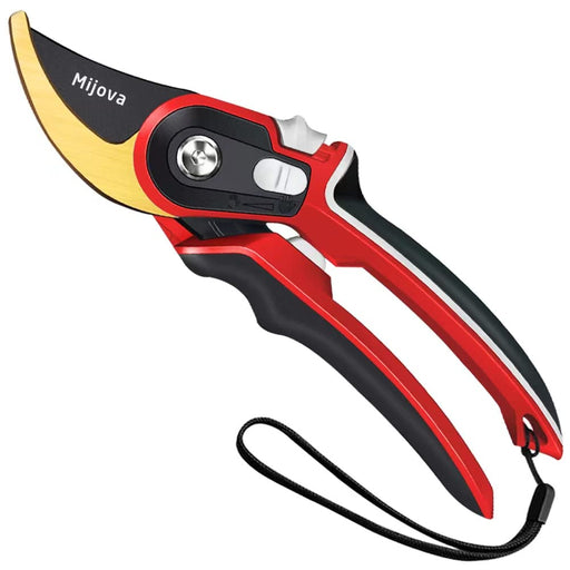  TONMA Pruning Shears [Made in Japan] Professional 8 Inch  Premium Plant Garden Scissors Secateurs with Ergonomic Handle, Gardening  Gifts Bypass Hand Pruners Branch Gardening Clippers for Plants (Red) :  Patio