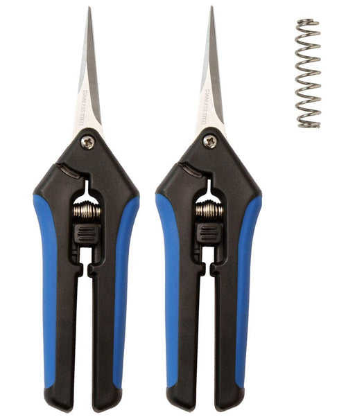 Lumo-X Trimming Scissors Pruning Snips with Titanium Coated CURVED Bla —  CHIMIYA