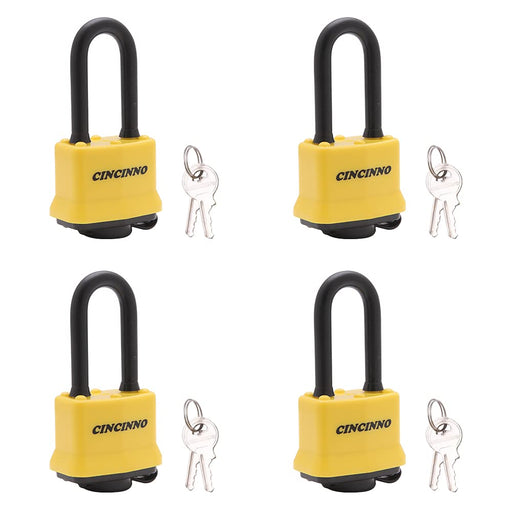 DELSWIN Combination Padlock Gym Locker Lock - 4 Digit Combination