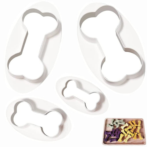 Dog Cookie Cutters Shapes for Treats - 6 Piece Dog Bone and Paw Print —  CHIMIYA