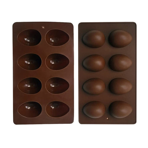 2PCS 3D Easter Egg Baking Mold 2 Sizes Easter Egg Silicone Mold for Mousse  Cake, Chocolate Bomb Handame Candle Wax Melts 