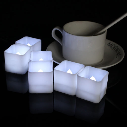 VicFlora Battery Operated Tea Lights Candles with Timer, Realistic and —  CHIMIYA