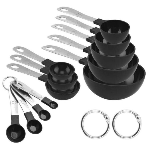  EZ Large Print Measuring Cup and Spoon 11-pc Set : Home &  Kitchen