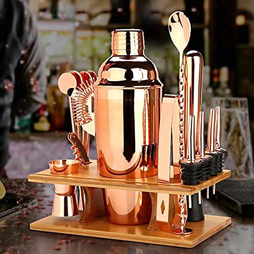 LIVEHITOP Cocktail Shaker Set, Stainless Steel Bartenders Kit with 25 —  CHIMIYA