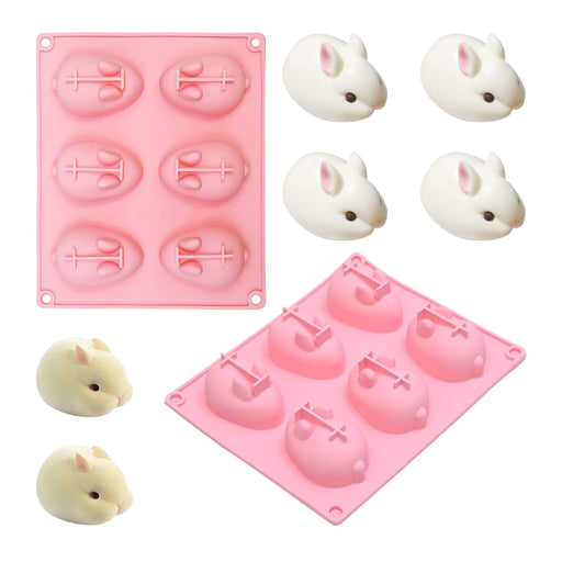  OKUMEYR Silicone Mold Bunny Mold Ice Cream Molds Cookies Mold  Diy Mold Practical Mold Bunny Stencil Cakesicles Mold Easter Egg Silicone  Mould Rabbit Mold Oven Baking Tools Baking Mold Eggs: Home