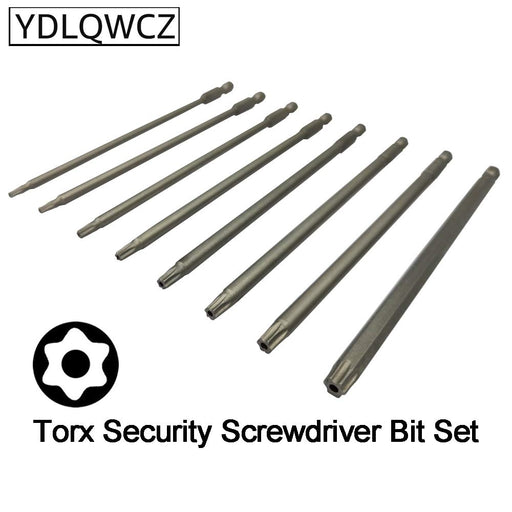 REXBETI Torx Head Screwdriver Bit Set, 1/4 Inch Hex Shank S2 Steel Mag —  CHIMIYA