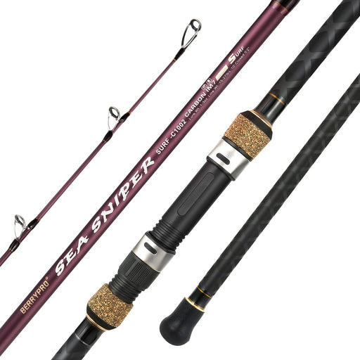 Berrypro Ultralight Spinning Fishing Rod, Travel Spinning Rod with