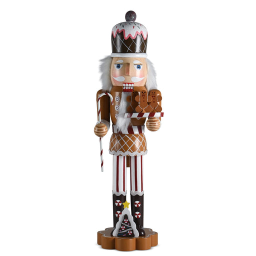 Ornativity Christmas Skier Man Nutcracker – Red and Green Wooden