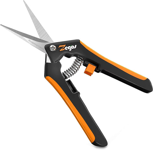 Lumo-X Trimming Scissors Pruning Snips with Titanium Coated CURVED Bla —  CHIMIYA