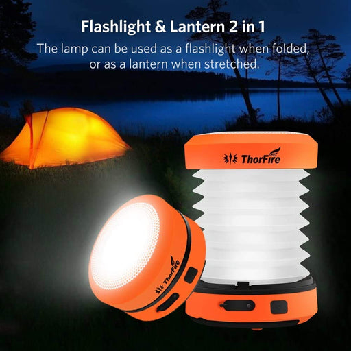 Thorfire Solar Flashlight Hand Crank Solar Powered Rechargeable Survival  Flashlight IPX6 Waterproof LED Emergency Lights Dynamo