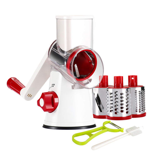 Manual Rotary Cheese Grater Kitchen Speed Round Tumbling Box Shredder Drum  Vegetable Slicer Nuts Grinder for Veggie Potato Cucumber Carrot Chocolate  for Pizza Hashbrowns Salad 2024 - $17.99