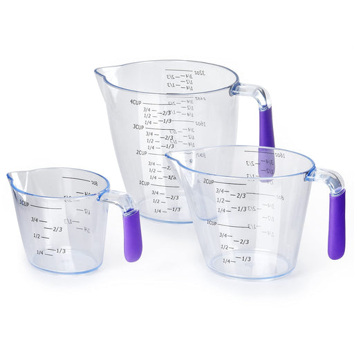 Plastic Measuring Cup choice of 1-Cup, 2-Cup, 4-Cup or Set of 3 pcs wi —  CHIMIYA