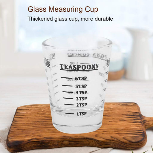 Simax Glass Measuring Cup, Durable Borosilicate Glass, Easy to Read Metric  Measurements in Liter, Milliliter, Ounce, Sugar Grams, Drip Free Spout,  Microwave Safe Pack of 2 includes 32 oz and 16 oz 
