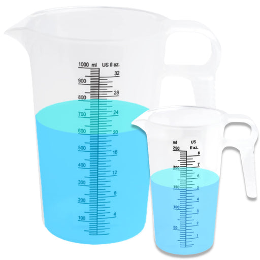 2-PACK ACCUPOUR 16oz (2 Cup) Measuring Pitcher, Pool Measuring Cup