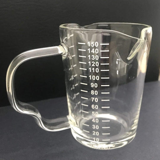 MAGT Ounce Measuring Glass Measuring Cup Small Glass Measuring Cup Oz/Ml/Teaspoon/Tablespoon 4 Scales 1Ounce 30ml Kitchen Tool