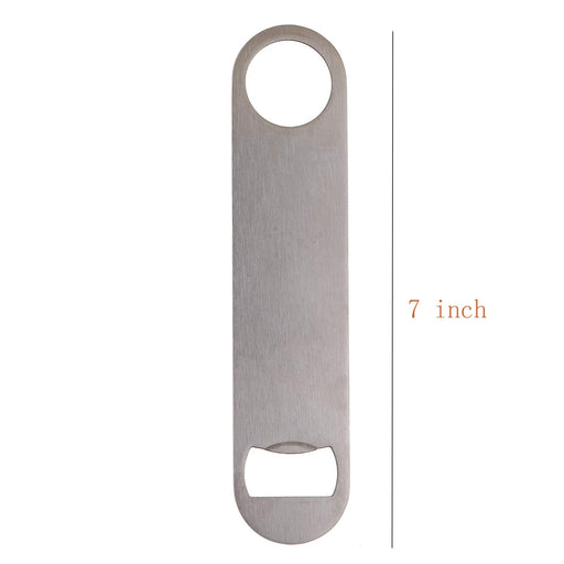 Pack of 20 Flat, Stainless Steel Beer Openers Sublimation Bottle Opener  Blanks Heavy Duty Bar Funny for Bartender, Men Women Kitchen Party  Supplies, 7