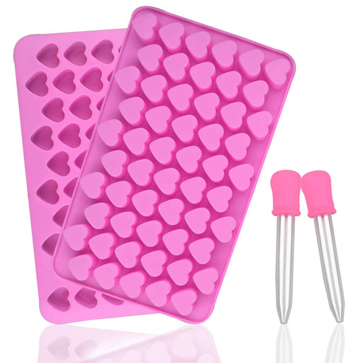 Heart Mold Mini Silicone Molds for Candy Chocolate,Ice Cubes,Star Gumm —  CHIMIYA