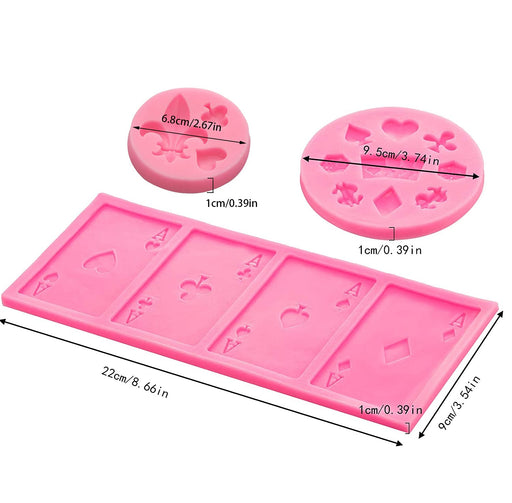 3 PCS JeVenis Butterfly Silicone Fondant Molds Wedding Cake Decoration