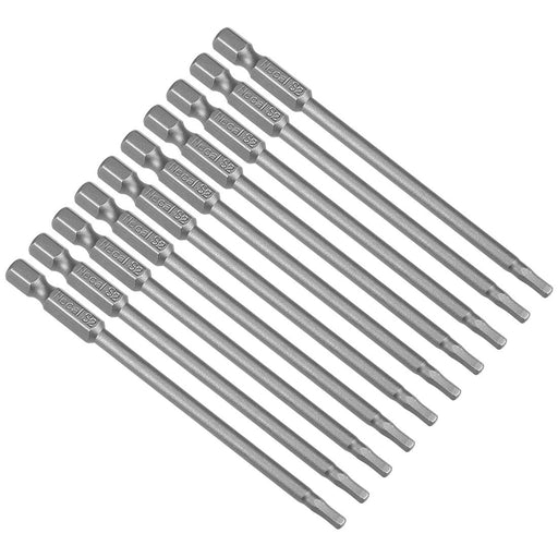 NAUIX Square Drill Bit Set (10pcs - 3 Inch Long S2 Steel Magnetic Head —  CHIMIYA