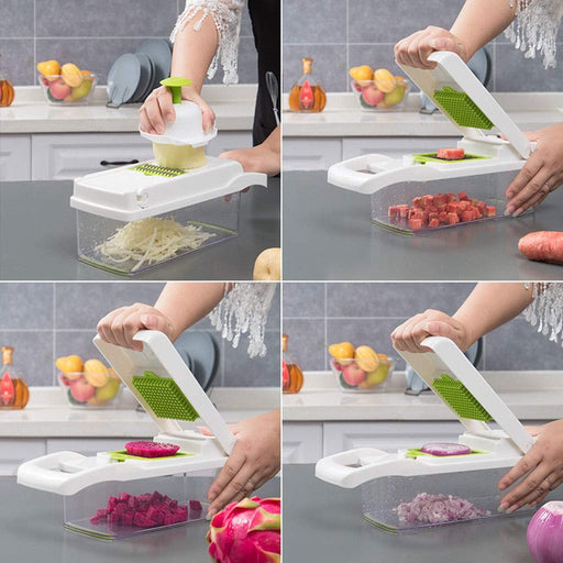 XWOZYDR Handheld Spiralizer Vegetable Fruit Slicer 4 In 1 Adjustable S —  CHIMIYA