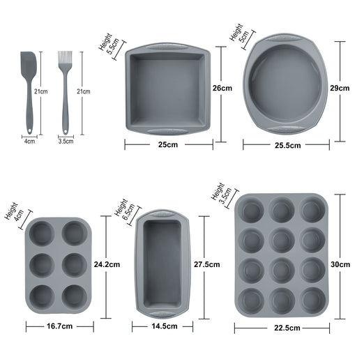 Calphalon Nonstick Bakeware Set, 6-Piece Set Includes Baking Sheet, Ca —  CHIMIYA