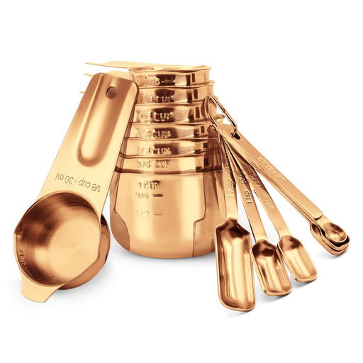 Zoyizi Measuring Cups and Spoons Set 11, 18/8 (304) Stainless Steel  Measuring Cups and Spoons Set for Kitchen&Baking, Dry&Liquid Metal  Measuring Cups