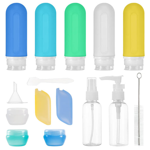 Beveetio Travel Bottles TSA Approved 15 Pack,2.9oz Silicone Refillable —  CHIMIYA